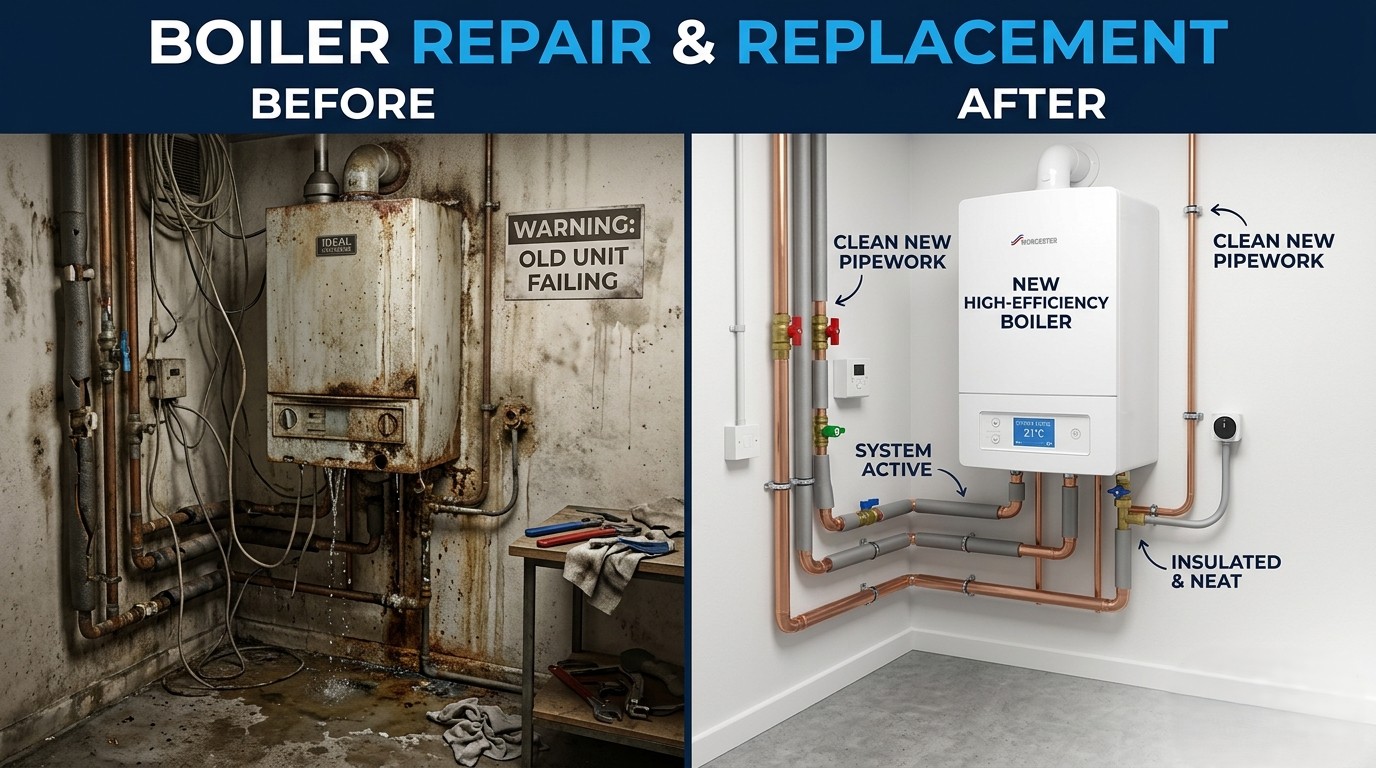 Boiler Repair and Replacement by Fox Auro Plumbers — Aurora CO