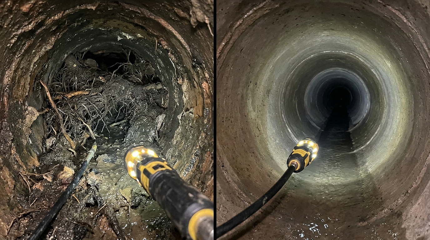 Before and After Sewer Camera Inspection — Fox Auro Plumbers Aurora CO