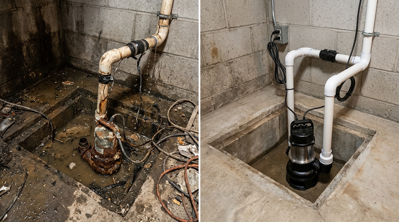 Sump Pump Repair and Replacement by Fox Auro Plumbers — Aurora CO